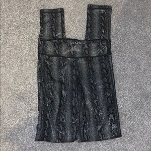 Joe’s Snakeskin Leggings